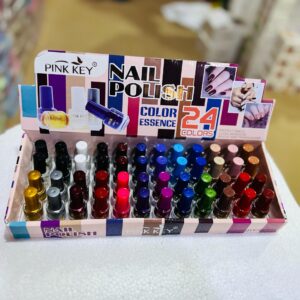 Pink Key Nail Polish Color Essence (24 Colors Set)